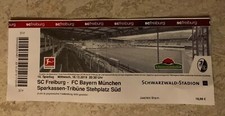 Mint Sammler Ticket SC Freiburg vs FC Bayern München 18.12.19 1.BL Motiv Stadion