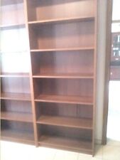 IKEA "Billy" Regal 80 x 202cm  braun-rot / Nussbaum Regalwand