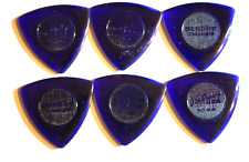 6 Picks Jim Dunlop USA 3mm Gitarren Plektren Bass blau