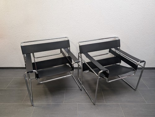 Marcel breuer wassily chair - 2x,