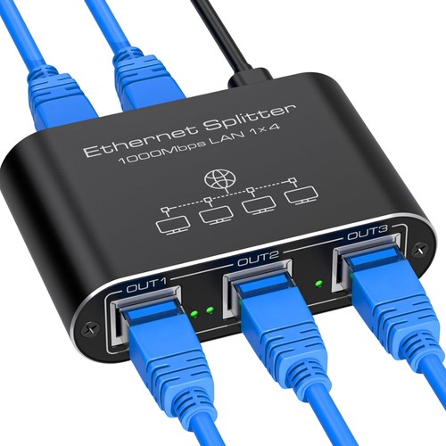 Lan splitter auf 1000mbps - 1,