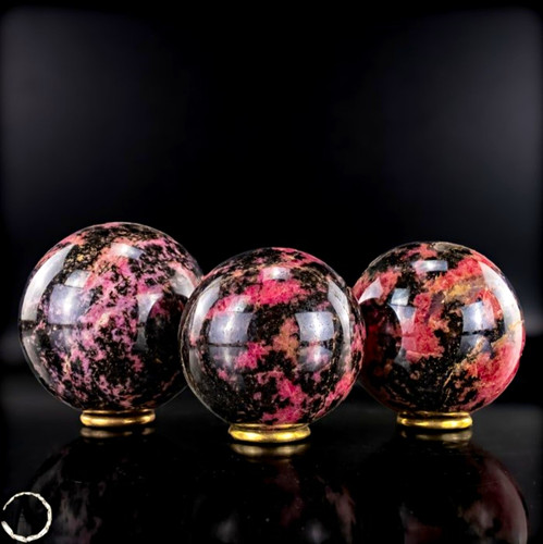 Polierte rhodonit - 3x,