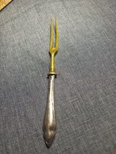 *RAR* Elegante kleine Aufschnittgabel 800er Silber - 15 cm in OVP