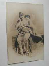 AK     Frau,Engel,Elfenjunge? Blumen usw.    nicht gel.