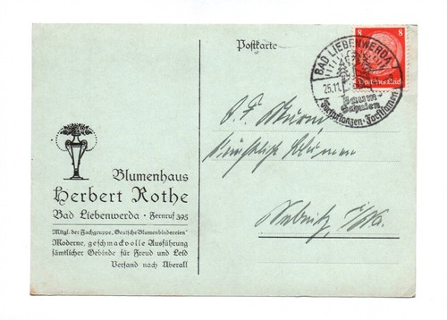Postkarte blumenhaus - postkarte,
