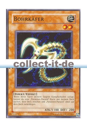 Yugioh psv g078 bohrkäfer - -, psv-g078