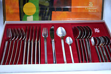 WMF Ravenna Tafelbesteck 6 Personen 24 tlg. Cromargan OVP+Schutzabdeckung 1970er