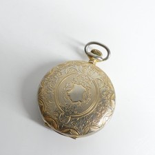 alte Mars Swiss Made Taschenuhr, Handaufzug mit Sprungdeckel