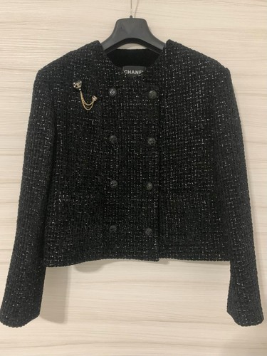 Chanel 22b black glitzer tweed - 22b,