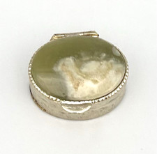 Vintage Pillendose Onyx Marmor