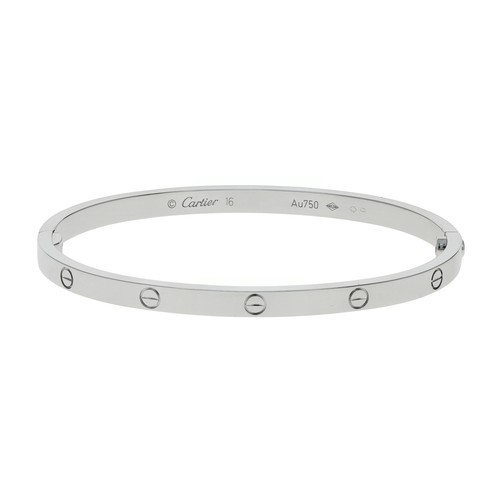 Cartier love 18k weißgold - 18k,