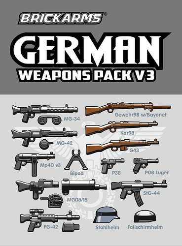 Brickarms deutsche waffen set - brickarms,