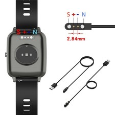 2-Pin Universal USB Data Charging Cable Magnetic Charger For Smart Watch 2.84mm