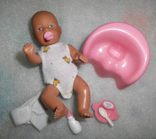 %**Mini Baby Born Puppe*Baby*Body*Schnuller*Topf*Windel*Teller*Löffel*Flasche**%