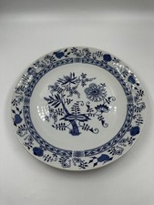 Zwiebelmuster Tortenplatte Beilagenplatte Czechoslova Bohemia ca 30 cm