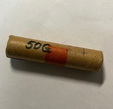 1 Pfennig 1950 G Originalrolle 50 Stück  prägefrisch (Sichtrolle)