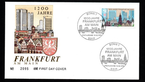 Brd 1994 fdc - 1994:, (ersttagsbriefe)