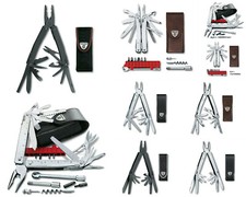 Victorinox Swiss Tool Multitool Messer Spirit+Leder/Nylon-Gürteletui 9 Varianten