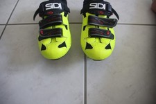 SIDI Rennradschuhe 5-FIT - Herren - Größe 41 1/2 -Carbon schwarz/gelb