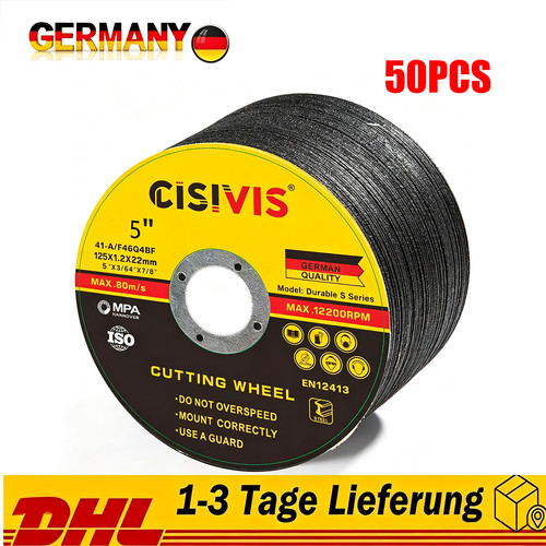 50x trennscheibe 125 22 2 - trennscheibe,