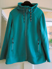 DEERBERG  sportl. Jacke  -  42 / L  - B.Weite  53cm  -  türkis/mint -  100% Poly