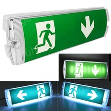 LED Notleuchte Unterputz Notbeleuchtung Notausgangslicht Leuchtschild Exit Akku