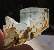 TOP Aquamarin Kristallstufe aus Skardu Pakistan 108 Karat schöne Terminierung