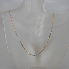 Kette Halskette dreifarbig in