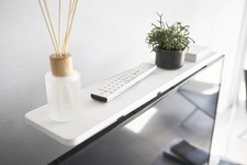 Yamazaki Flat Screen TV Top Rack (White)