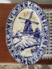 Delfter Handbemalte Keramikplatte