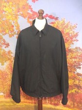 CHAPS Ralph Lauren Harrington-Jacke schwarz Baumwolle Polyester. UK Herren Gr. XL