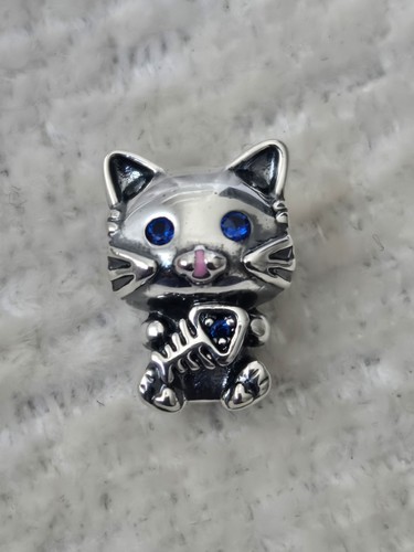 Katze fisch sterlingsilber - katze,