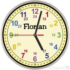 223 kinder wanduhr lernuhr - kinder-wanduhr, ->