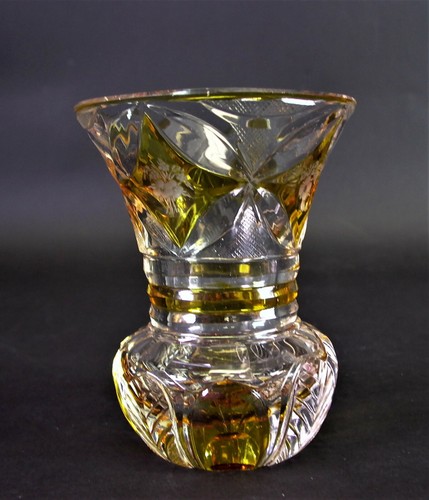 Biedermeier glas glasvase - biedermeier,