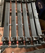 6 St. RANKO  Pfosten Anthrazit für Doppelstabgittermatten 8/6/8 (120 cm)