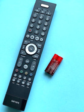 SAT1075 Ersatz für Original TechniSat FBDVR401 bedient 2 SAT Receiver und TV