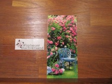 Postkarte / Lesezeichen: Eisenstuhl in Garten