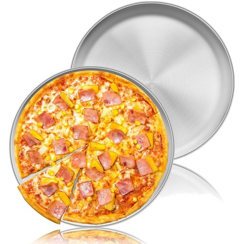 Pizzablech edelstahl 30cm rund - pizzablech,