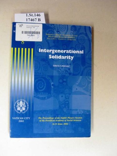 Intergenerational solidarity - intergenerational,