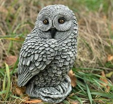 Steinfigur Eule Uhu Kauz