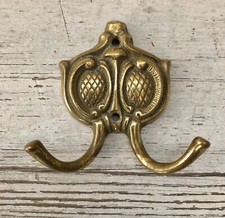 5x verschiedene Messing Wandhaken Vintage gebraucht