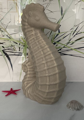 Deko figur statue seepferdchen - deko,