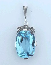 Anhänger Art deco Silber