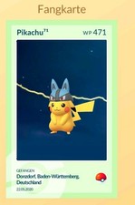 Pokemon Go Pikachu Mit Lucario Mütze