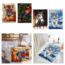 Kreatives Knüpfteppich Set, Festival, 61 X 40,6 Cm, Handgefertigtes