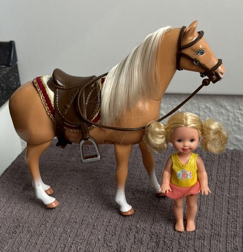 Barbie walking baby - baby, pferd
