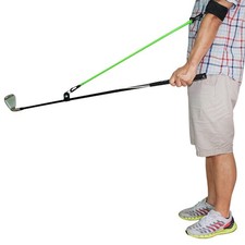 Golf Swing Trainer Trainingshilfe Gürtel Elastisches Widerstandsseil für NEU
