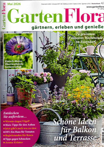 Garten flora mai - flora,mai, 2026
