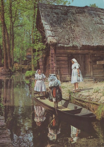 Alte ansichtskarte spreewald - alte,