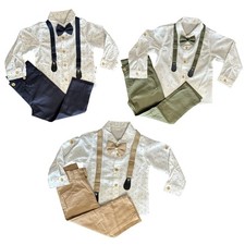 Baby Jungen Set 4-teilig Hemd